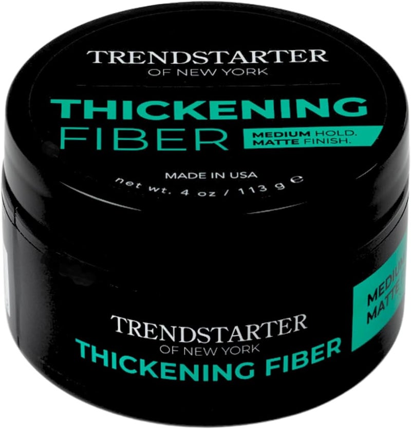 TRENDSTARTER Thickening Fiber - 4oz Medium Hold Matte Finish Hair Clay Pomade - Image 1